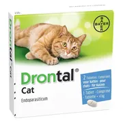 Drontal Ontworming Tabletten Kat vanaf 4kg 2 tabletten