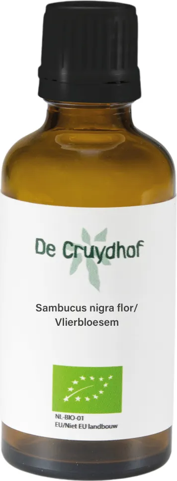 Cruydhof Sambucus Nigra Flor/Vlierbloesem Druppels 50ML