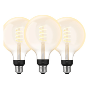 Philips Hue Filament White Ambiance Globe XL 3-pack