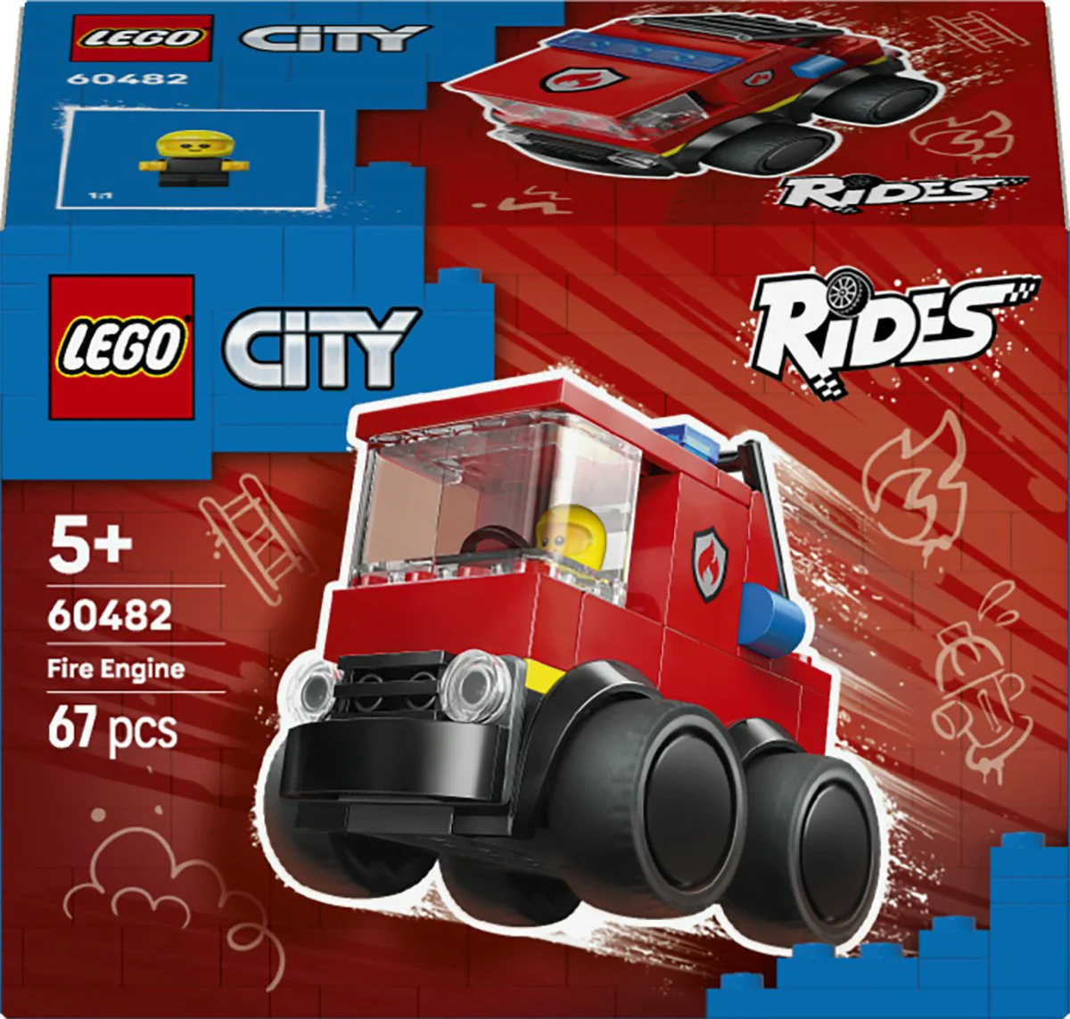 LEGO City Voertuigen - Brandweerwagen 60482