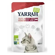 14x Yarrah Bio Kattenvoer Rund 85 gr