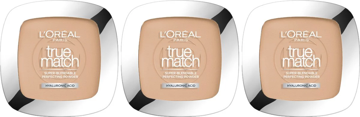 3x L'Oréal True Match Poeder 2R/C 9 gr
