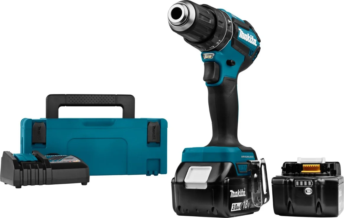 Makita DHP485RFJ Accu klopboor-/schroefmachine 18V 3.0Ah in Mbox