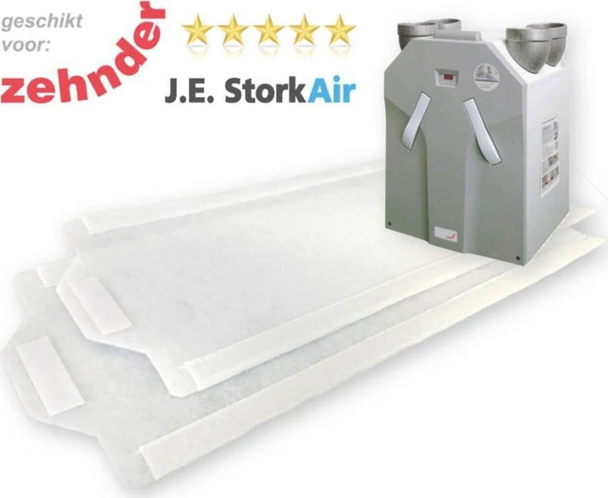 WTW filters (10 sets) voor J.E. Stork Air WHR 930 - DoosVoordeel