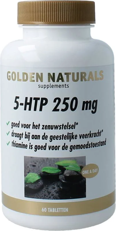 Golden Naturals 5-HTP 250mg 60 tableten