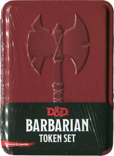 D&D 5.0 Barbarian Token Set