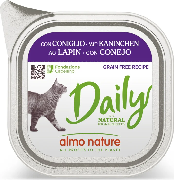 Almo Nature Daily Kattenvoer Konijn 100 gr