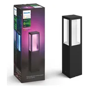 Philips Hue Impress sokkellamp White and Color Zwart laag