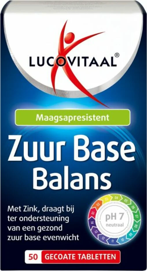 3x Lucovitaal Zuur Base 50 tabletten