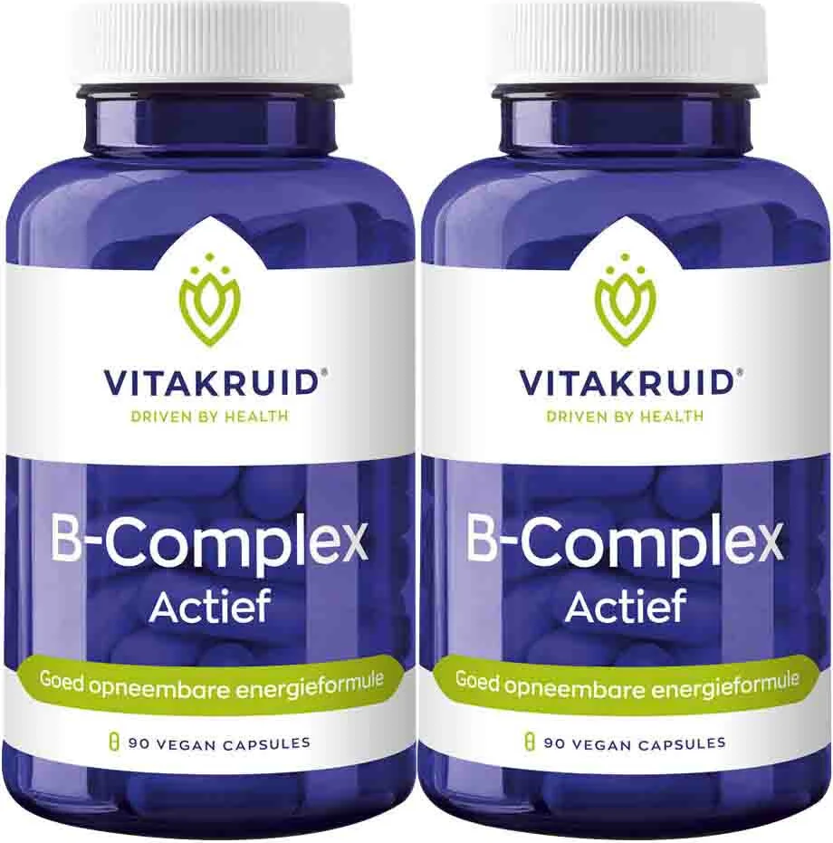 2x Vitakruid B-Complex Actief 90 vegancapsules