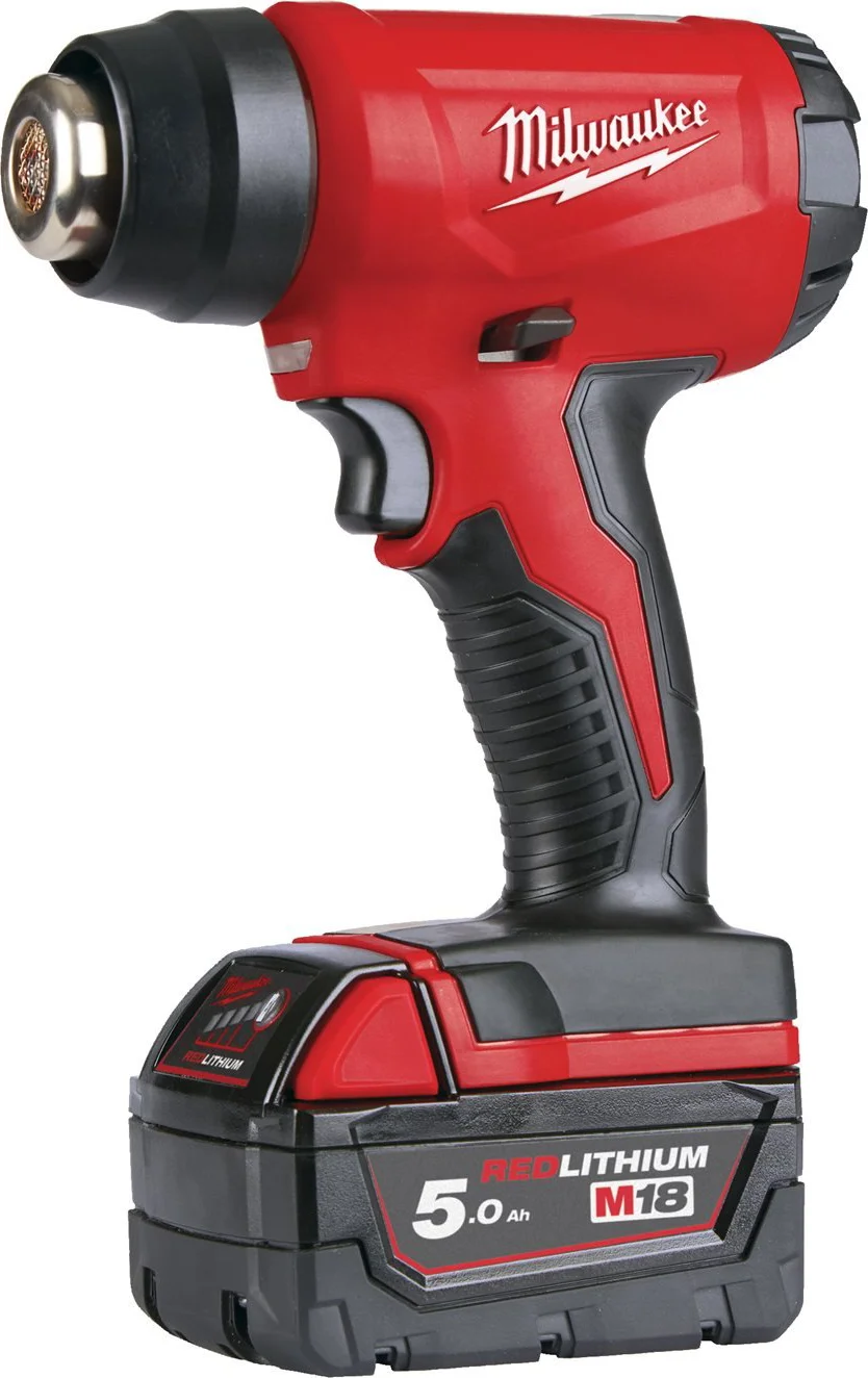 Milwaukee M18 BHG-502C Accu heteluchtpistool 18V 5.0Ah in koffer - 4933459772