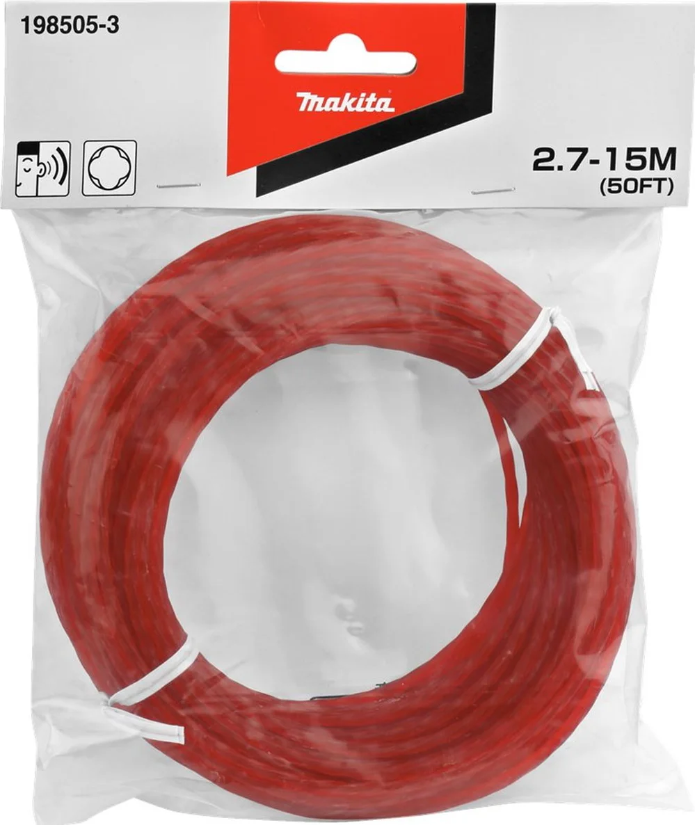 Makita 198505-3 Maaidraad 2,7mm x 15m 'Fluister'
