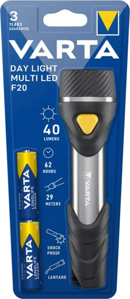 6x Varta Zaklamp Day Light Multi LED F20