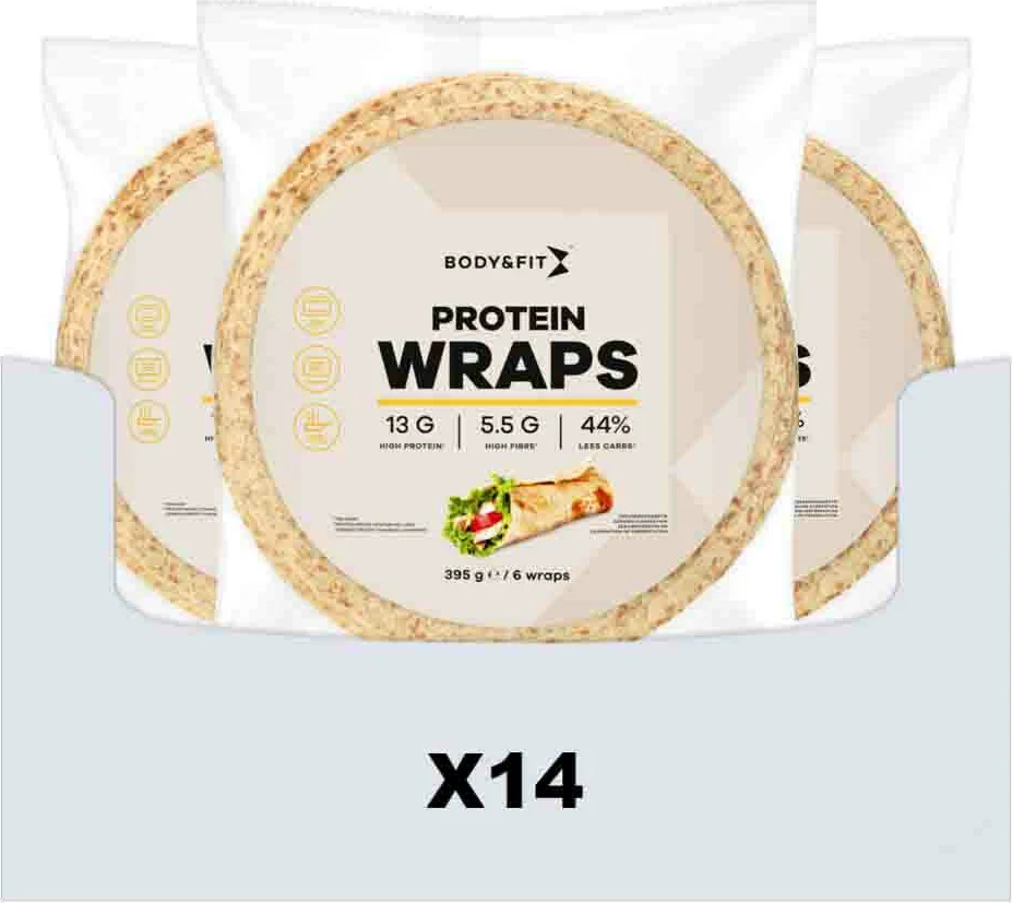 14x Body & Fit Protein Smart Wraps Original 395 gr