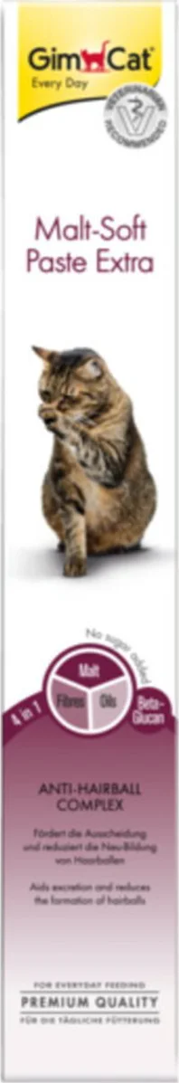 5x GimCat Pasta Malt-Soft Extra 100 gr