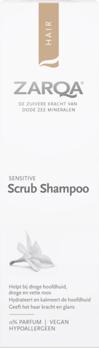 3x Zarqa Sensitive Scrub Shampoo 200 ml