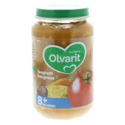 Olvarit 8m+ Spaghetti Bolognese 200GR