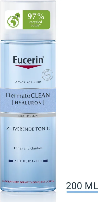 3x Eucerin DermatoCLEAN Zuiverende Tonic 200 ml