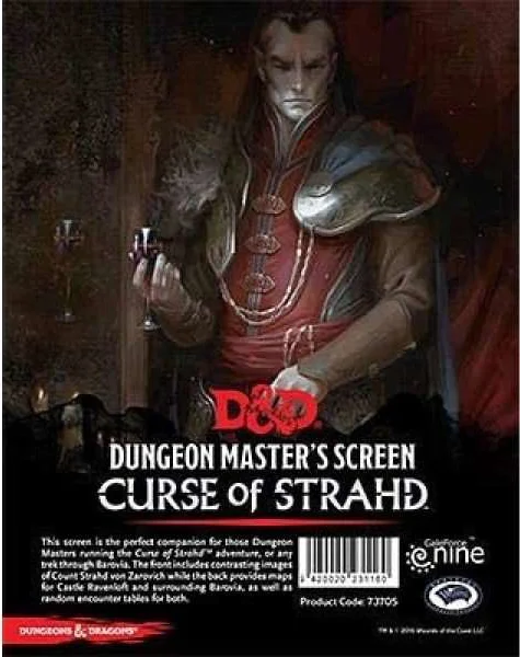D&D 5.0 Curse of Strahd DM Screen