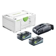 Festool SYS 18V 2x8,0/SCA16 Energie-set 18V in Systainer - 577327