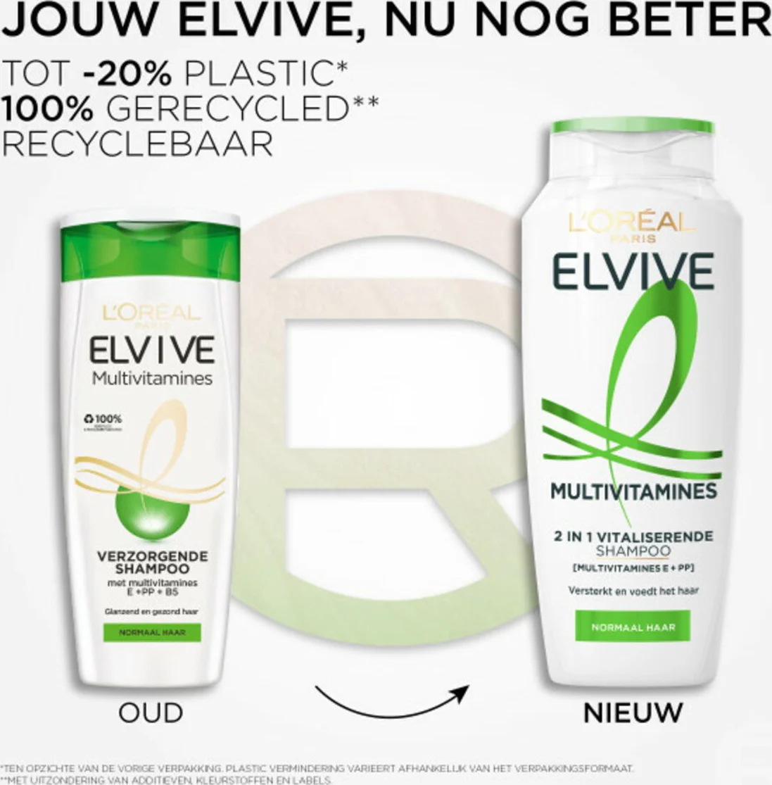 3x L'Oréal Elvive Multivitamines Shampoo 250 ml