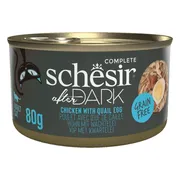12x Schesir After Dark Bouillon Kip & Kwartelei 80 gr