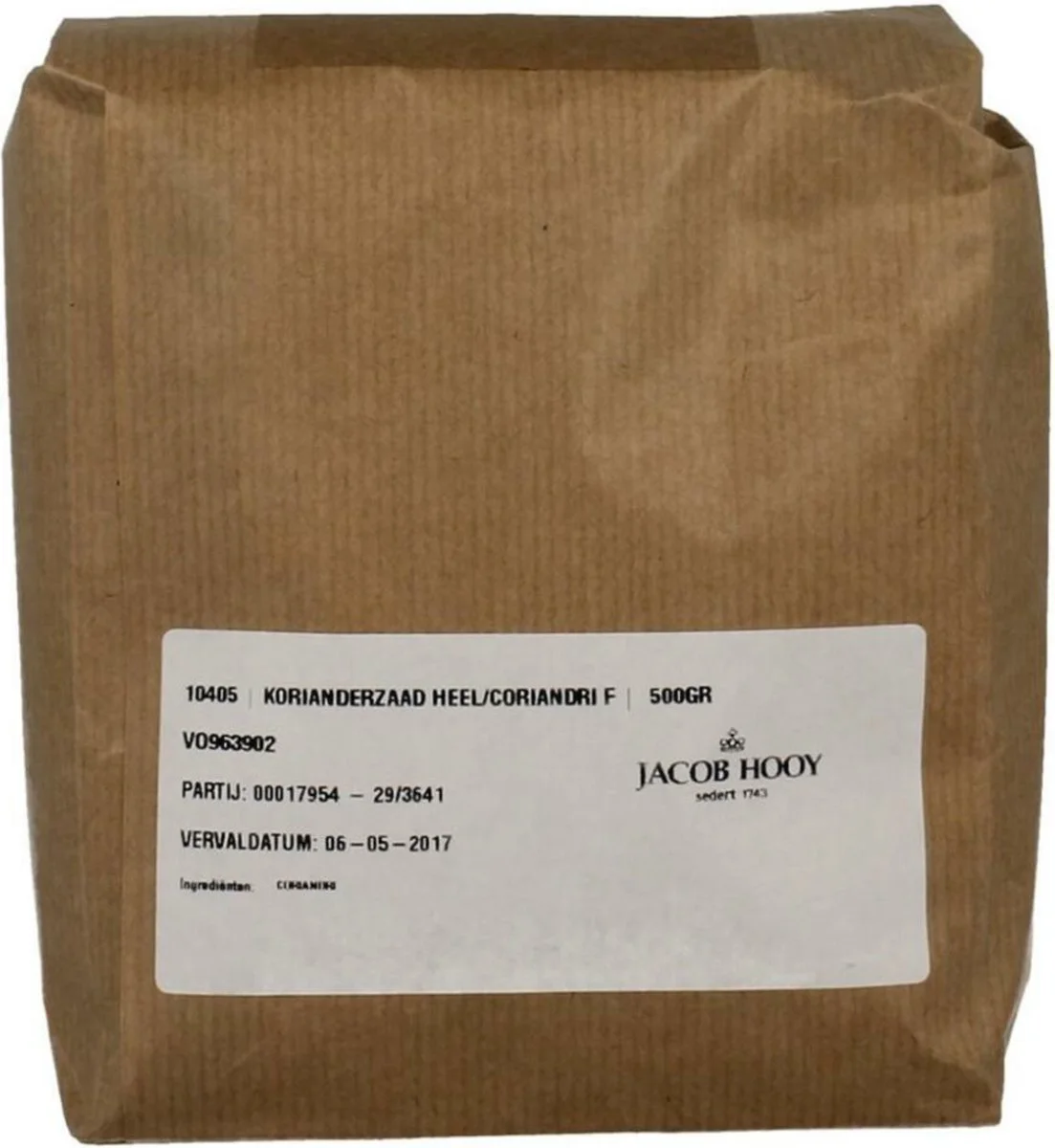 Jacob Hooy Koriander Zaden 500GR