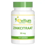 Elvitum Zink Citraat 50mg Tabletten 120TB