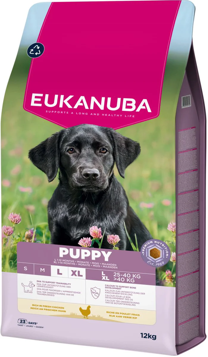 Eukanuba Hondenvoer Droog Life Care Dog Puppy Large Kip 12 kg