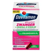 4x Davitamon Compleet Mama Omega-3 Visolie 60 capsules