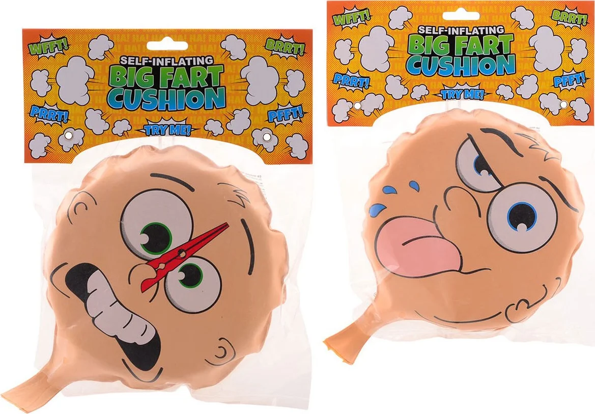 Jolly Jokes scheetkussen groot 2 assorti - per stuk