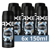 6x Axe Deodorant Bodyspray Anarchy for Him 150 ml