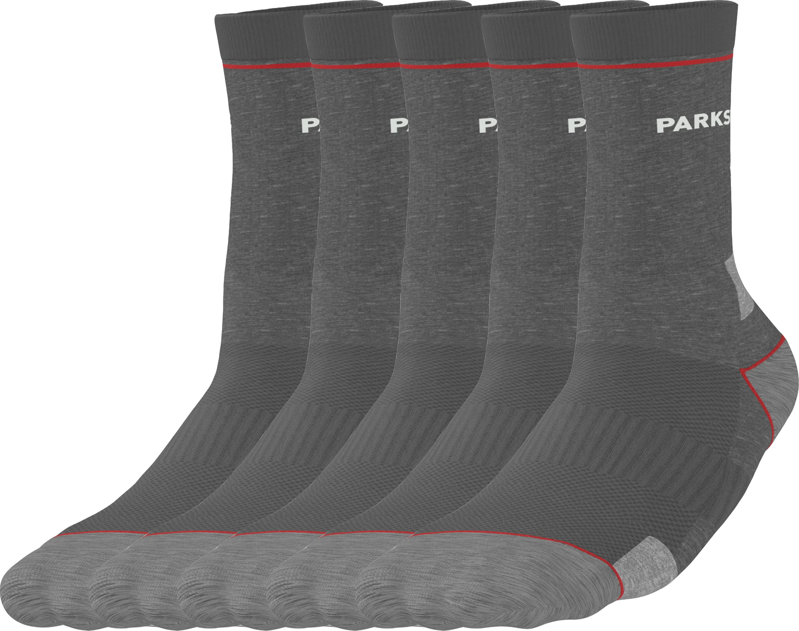 PARKSIDE 5 Paar werksokken (Grijs, 39-42)