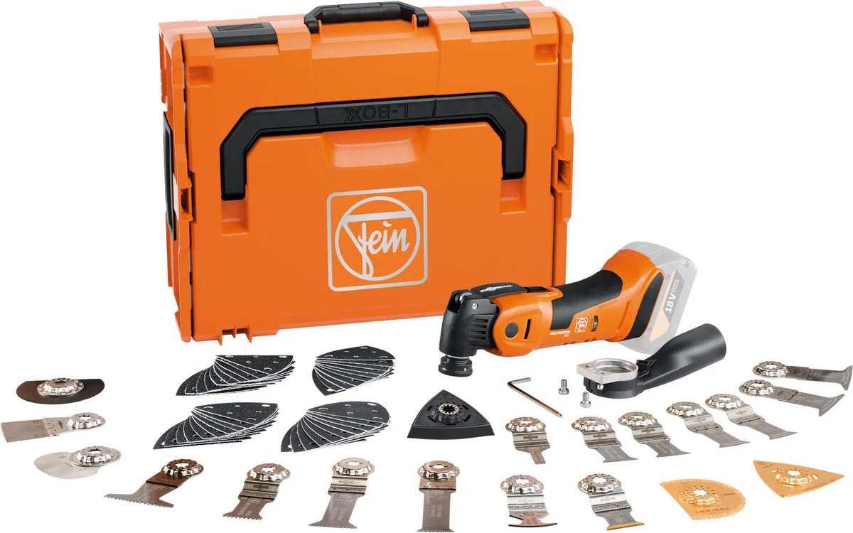 Fein Multimaster AMM 700 MAX TOP Accu multitool + accessoires 18V AMPShare Basic Body in L-Boxx - 71293663000