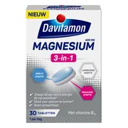 4x Davitamon Magnesium 3 in 1 30 tabletten