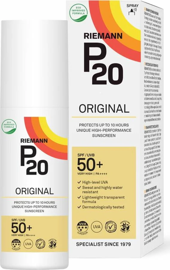 2x P20 Original SPF 50+ Spray 85 ml