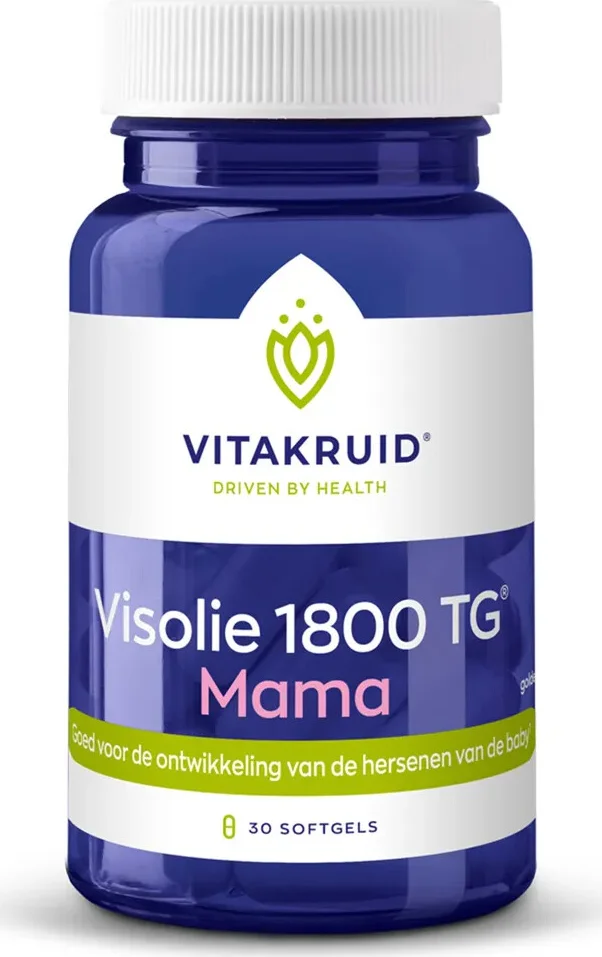 Vitakruid Visolie 1800 TG Mama 30 sofgels