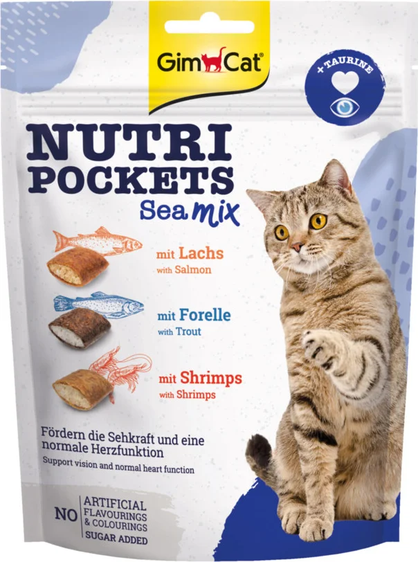 GimCat Nutri Pockets Sea-Mix 150 gr