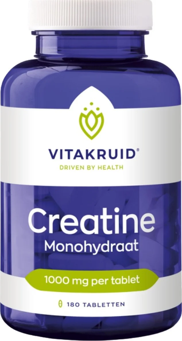 Vitakruid Creatine Monohydraat 1000 mg 180TB