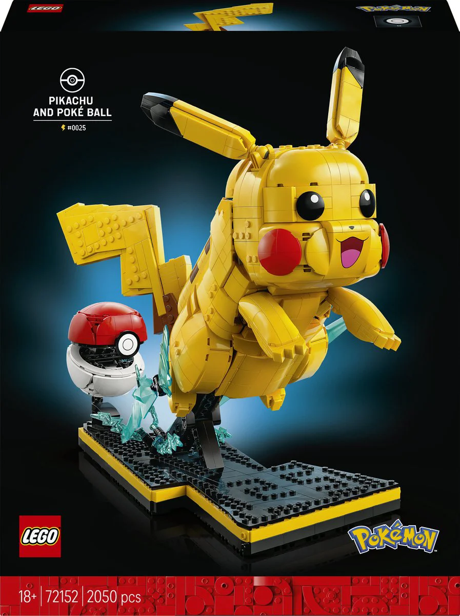 LEGO Pokémon Pikachu en Pokéball 72152