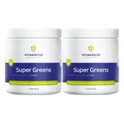 2x Vitakruid Super Greens Lime 208 gr