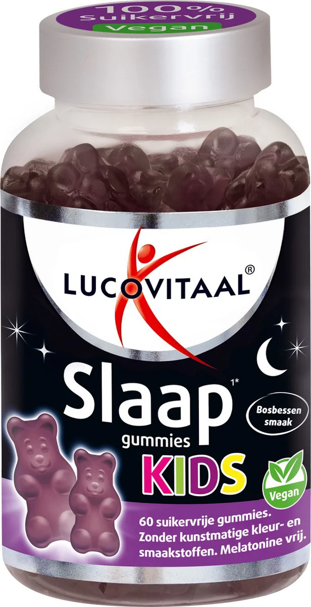 Lucovitaal Slaap Gummies Kids Bosbessen 60 gummies