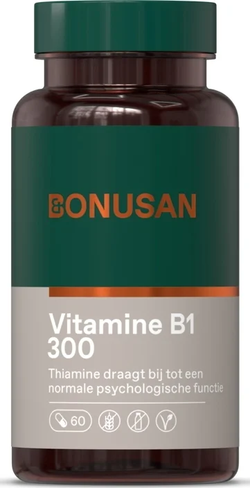 Bonusan Vitamine B1 300 Capsules 60CP