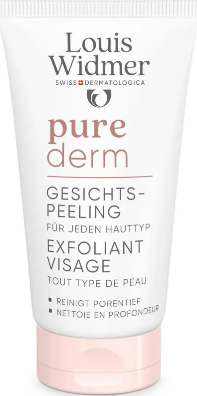 Louis Widmer Purederm Gezichtspeeling Licht Geparfumeerd 50ml