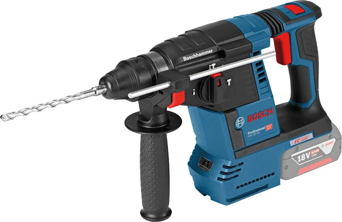 Bosch Professional GBH 18V-26 Accu combihamer SDS-Plus 2,6J 18V Basic Body - 0611909000