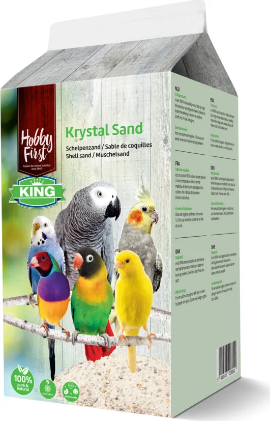 6x HobbyFirst King Krystal Schelpenzand 2 kg