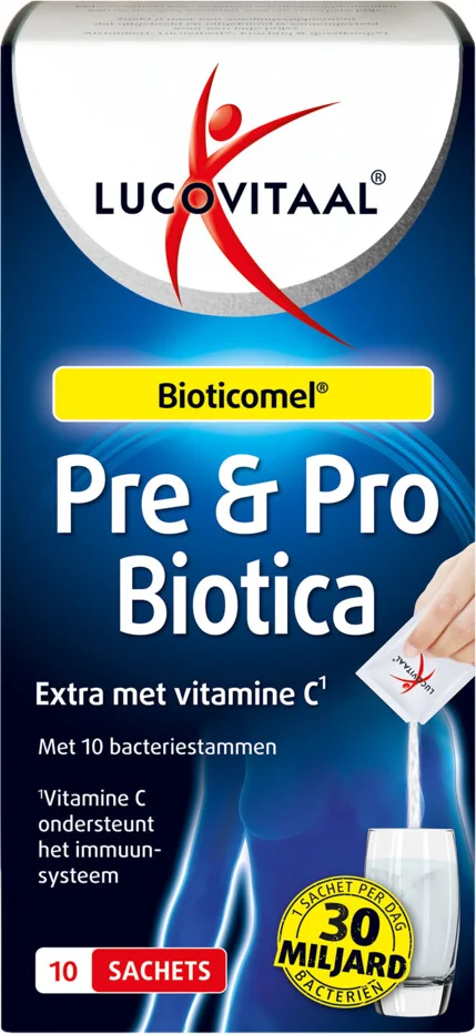 3x Lucovitaal Pre & Probiotica 10 sachets