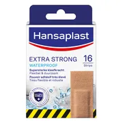 Hansaplast Pleisters Extra Strong Waterproof Strips 16ST