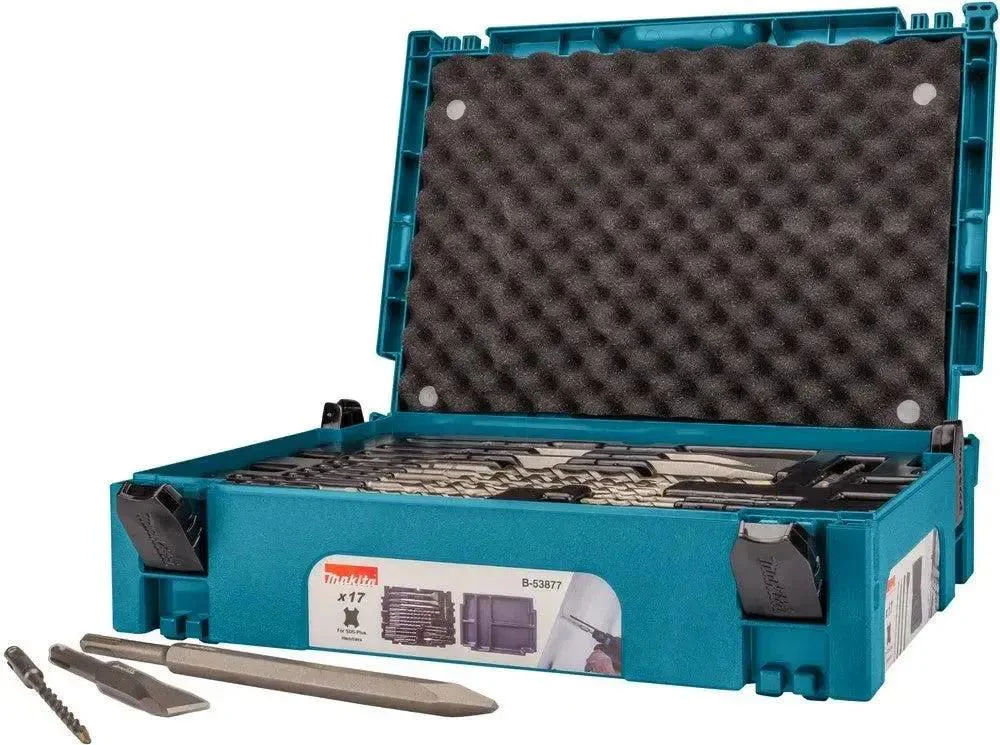 Makita Boor/beitelset SDS-PLUS 17-delig in Mbox - B-53877