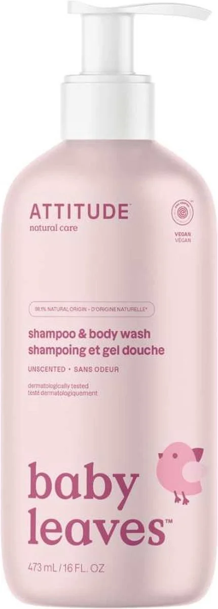 Attitude Baby Leaves Shampoo & Bodywash 473ML